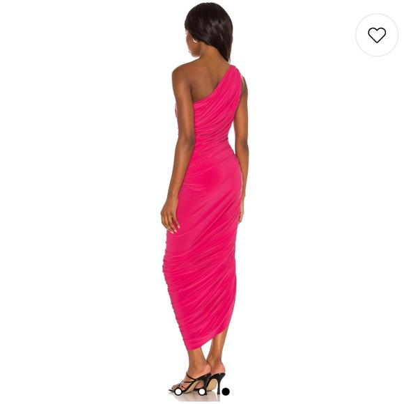 NORMA KAMALI X REVOLVE DIANA GOWN ROSE SMALL - Picture 2 of 3